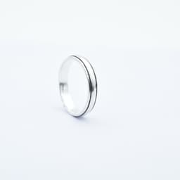 Minimalist Sterling Silver Band Ring 