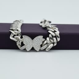 Fashion Butterfly Cuban bracelet