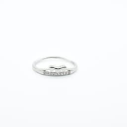 Three Heart Siver Ladies Ring