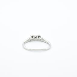 Three Heart Siver Ladies Ring